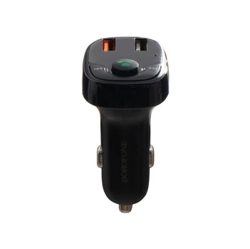 FM модулятор Borofone DE35 Soaring QC3.0 Black (DE35)