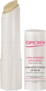 Бальзам для губ Topicrem Ultra-Moisturizing Lip Balm ультра-увлажняющий 4 г (3700281702446)