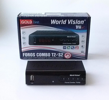 Комбінований ресивер World Vision Foros Combo S2 T2