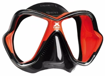Маска для дайвинга Mares X-Vision Ultra Liquidskin черный с красным 411052.CLRDKRDK