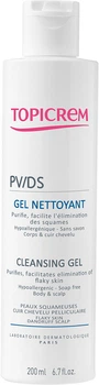 М'який очищуючий гель Topicrem PV/DS Gel Nettoyant 200 мл (3700281702699)