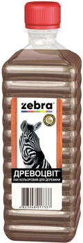 Лак цветной Zebra Древоцвет 0.5 л Каштан (4823048017290)