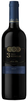 Вино Santa Rita Tres Medallas Merlot красное сухое 0.75 л 13% (7804330006731)