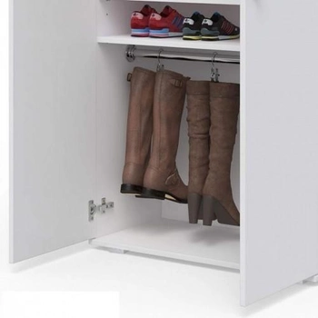 Шкаф с полками для одежды и обуви Nils 1780x800x390 Белый
