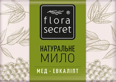 Натуральне мило Flora Secret Мед-Евкаліпт 75 г (4820174890469)