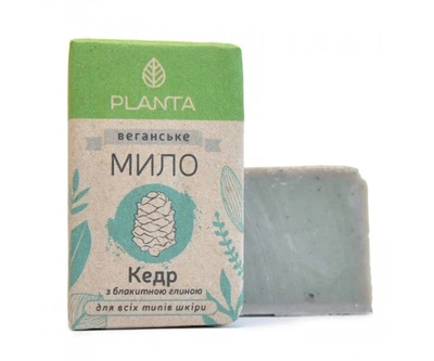 Натуральне веганське мило Planta Кедр 116
