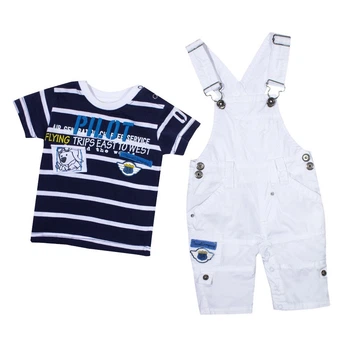 Костюм : Футболка і комбінезон Losan Mc baby boys (017804803/32) Темно-синій M3-62 см