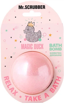 Бомбочка для ванны Mr.Scrubber Magic Duck 200 г (4820200332697)