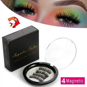 Ресницы накладные на 4 магнитах Magnetic Lashes KS-02/4 магнитные