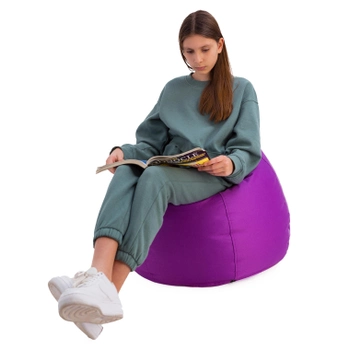 Кресло груша мешок Prolisok фиолетовый 70х95 (M) Oxford PU 600d