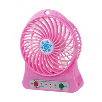 Міні-вентилятор Portable Fan Mini рожевий