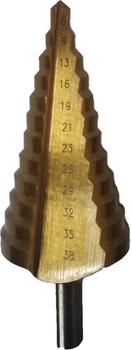 Свердло ступеневу по металу 6-38 (конусне, крокове, ялинка) Step Drill