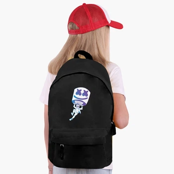 Рюкзак дитячий Фортнайт Маршмелло (Fortnite Marshmello) (9263-1329) 17 л Чорний