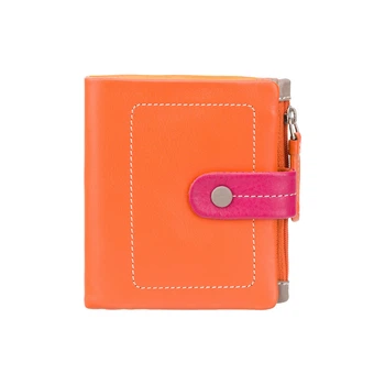 Женский кожаный кошелек Visconti M77 Mojito (Orange Multi)