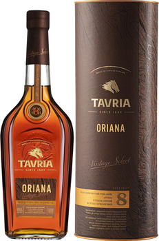 Коньяк Tavria Oriana 8 лет выдержки 0.5 л 40% (4820000620437)