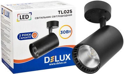 Спотовый светильник DELUX TL02S 30 Вт 36° 4000K черный