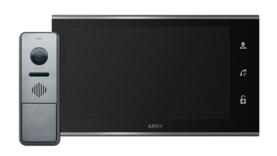 Комплект видеодомофона ARNY AVD-7330 WiFi Черный Графит