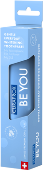 Зубная паста отбеливающая Curaprox Be You Ежевика со вкусом ежевики и лакрицы с ментоловыми шариками 60 мл (7612412429534)