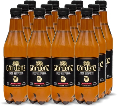 Сидр Gardenz солодкий білий "Яблучний" 5% 0.5 л х 12 шт (4820196930587)
