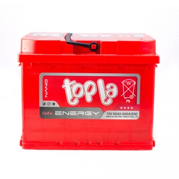 Автомобильный аккумулятор Topla 60 Ah/12V Energy Euro (0)