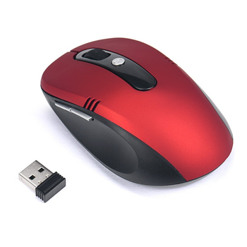 Беспроводная мышь Wireless Mouse AA-01 2.4 GHZ Красная