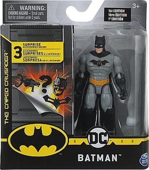 Игрушка-фигурка "Batman", 10 см, серый - Batman (20-980053)