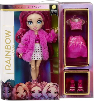 Кукла Рейнбоу Хай Стелла Монро Фуксия Rainbow High S2 Stella Monroe Fuchsia Fashion Doll MGA