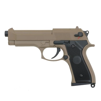 Пістолет Cyma Beretta M92F/M9 CM.126 Tan AEP (Страйкбол 6мм)