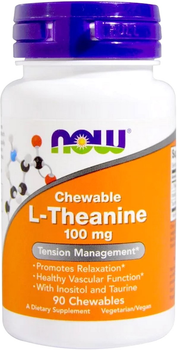 L-Теанин L-Theanine Now Foods 100мг