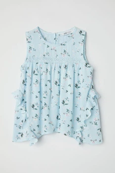 Блуза H&M 0559061 170 cm (58558170cm) Голубой
