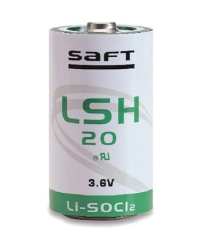 Высокотоковая литиевая батарейка SAFT LSH 20 STD, D, 3,6 В, 13000 мАч