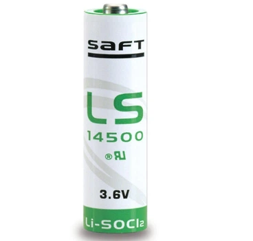 Літієваябатарейка SAFT LS 14500 STD, АА, 3,6 В, 2600 мАг