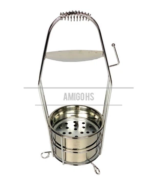 Корзина для угля Garden Silver нержавеющая сталь