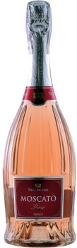 Вино ігристе Villa Jolanda Moscato Rose Carved Santero рожеве солодке 0.75 л. 6.5% (8004385028620)
