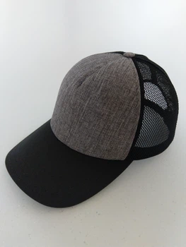 Кепка Lider Rapper тракер сетка Cap One Size 55-60 Черно-Серая