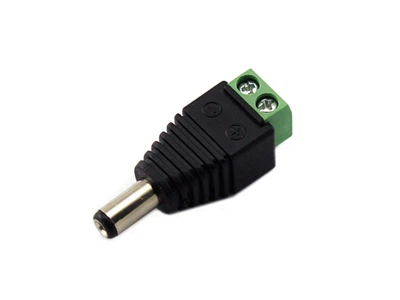 Перехідник OEM клеммники - 5.5x2.1мм штекер тато, CCTV (112873)