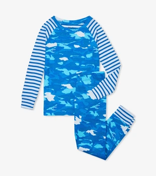 Піжама Hatley Shark Camo 2A синій 92см (S21CSK1269)