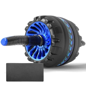 Колесо ролик для пресса Soweil с ковриком Black/blue