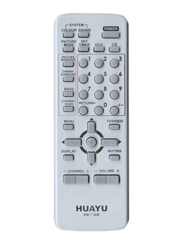 Пульт HUAYU RM-736R для телевизоров JVC (0852)