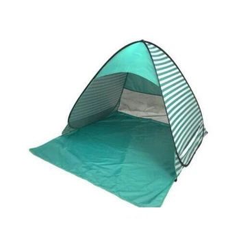 Палатка пляжная Stripe 150х135х130 Зеленая для отдыха, для пляжа, для дачи, летняя, навес, шатер, для отдыха под открытым небом