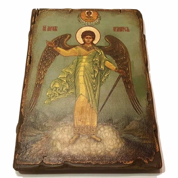 Ікона Ангела Охоронця - на старої дошці (1077-1)
