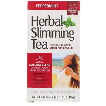 Чай 21st Century Herbal Slimming Tea 24 пакети М'ята