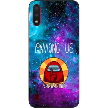 Силиконовый чехол SMTT с картинкой для Samsung A01 Galaxy A015F Among us Найди меня
