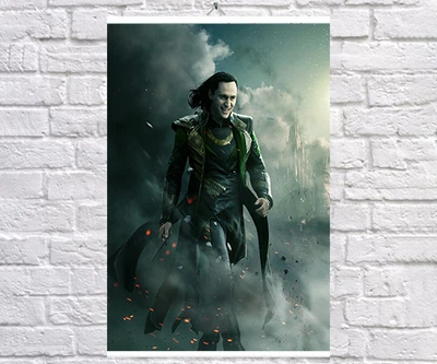 Постер BEGEMOT Мстители Супергерои MARVEL Локи Loki 40x61 см (1124076)