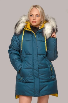 Зимняя куртка Miorichi Лиза 44 Морской волны (01097b2-blue44)