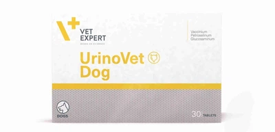 Харчова добавка VetExpert UrinoVet Dog для підтримки сечовидільної функції у собак 30 таб