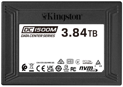 Kingston SSD DC1500M 3.84TB U.2 PCIe 3.0 x4 3D NAND (TLC) (SEDC1500M/3840G)