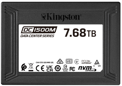 SSD диск Kingston DC1500M 7.68TB U.2 PCIe 3.0 x4 3D NAND (TLC) (SEDC1500M/7680G)