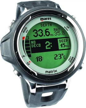 Декомпрессиметр Mares MATRIX черный 414170BK
