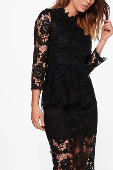 Платье Boohoo 46р M UK12 EU40 черное 20-00517